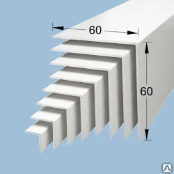 Фото №0 Угол белый ПВХ.