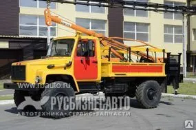 фото Бурильно-крановая машина БКМ-317А-01 (2мест. кабина) ГАЗ-33081(гидр.привод)