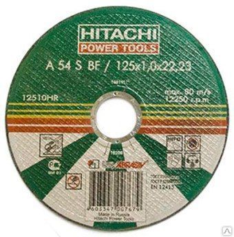 Фото №0 Круг отрезной Hitachi 125х1,2х22