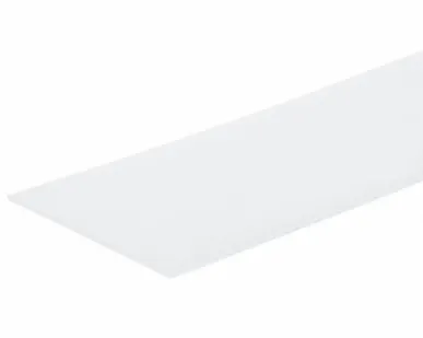 фото Панель ПВХ белая матовая узкая, 0,2x2,7 м
