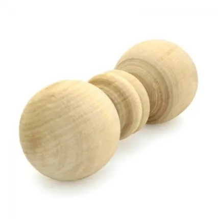 Фото №0 Ручка-кнопка большая Классика банная деревянная