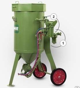 фото Пескодробеструйный аппарат DBS 100RC
