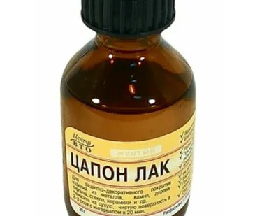 фото Лак ЦАПОН 30мл желтый