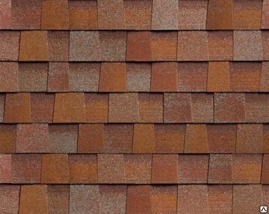 фото Гибкая черепица Shinglas, серия Кантри, цвет Юта