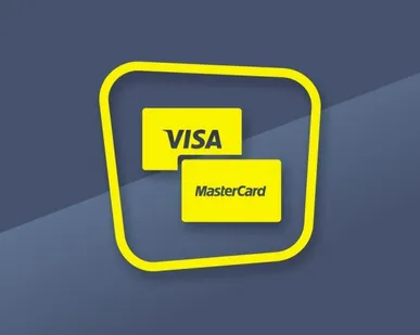 фото Наклейка «Принимаем карты оплаты. Visa. Mastercard».