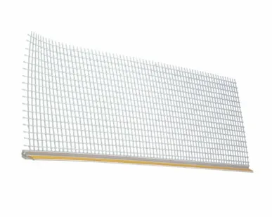 фото Профиль ПВХ примыкающий оконный с армирующей сеткой (6мм) 2,4м