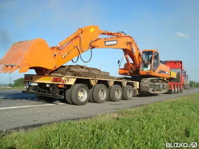 Фото №0 Перевозка экскаваторов бульдозеров