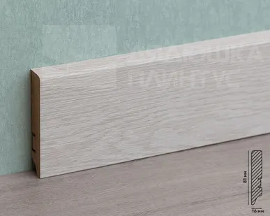 фото Волшебная Палочка Гарден Плинтус МДФ Волшебная палочка. Гарден .203 Дуб белый