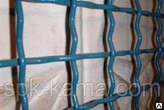 фото Заборы и секции из канилированной рифленой сетки