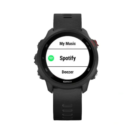 Фото №0 Часы Garmin Forerunner 245 Music черные с черным ремешком