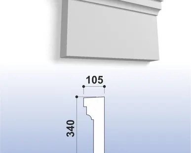 фото Карниз (лепнина) К075