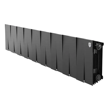 Фото №0 Дизайнерский радиатор биметаллический Royal Thermo Piano Forte 200 /Noir Sable 18 секций 1,9 кВт