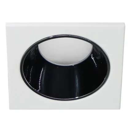 Фото №0 Светильник потолочный Feron встраиваемый DL3112 белый/черный хром