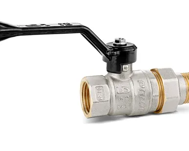 фото Кран шаровой латунный LD Pride внутренняя/"американка" рычаг