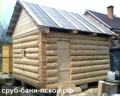 фото Сруб бани 4х4