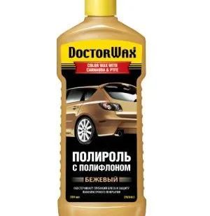 фото Полироль с тефлоном бежевая Doctor Wax,300мл.