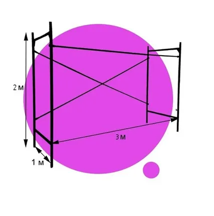 Фото №0 Комплект строительных лесов ЛРСП-40