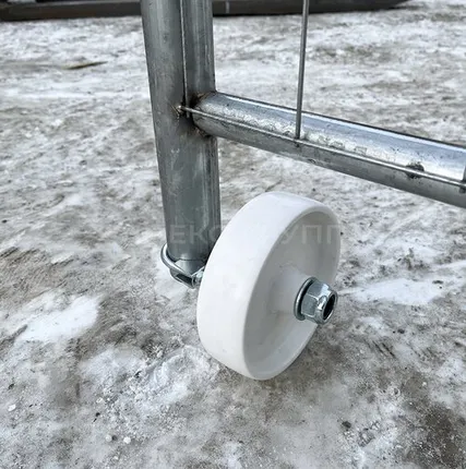 Фото №0 Крепеж для создания створки распашных ворот временного ограждения