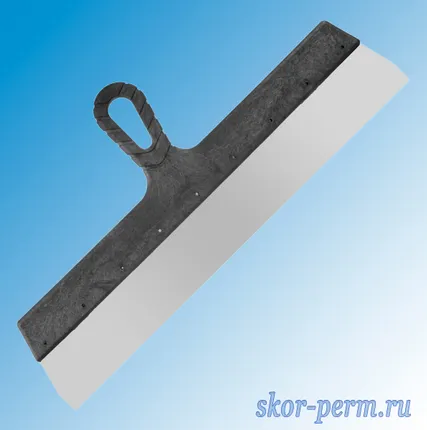 Фото №0 Шпатель стальной, 450 мм, фасадный