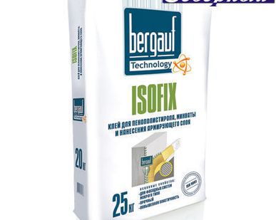 фото Клей для теплоизоляции Бергауф Изофикс (Bergauf Isofix) (25 кг)