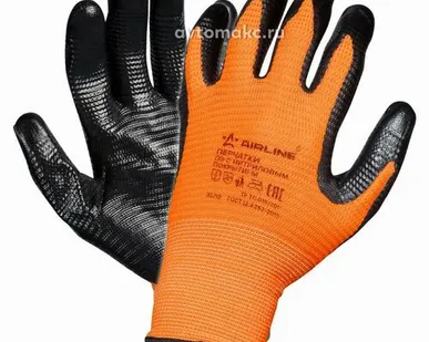 фото AIRLINE Перчатки с нитриловым покрытием