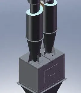 фото Циклоны ЦН-15 с «улиткой» и пирамидальным бункером