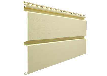 Фото №0 Виниловый сайдинг «БРУС» (D6S), PREMIUM (Банан)