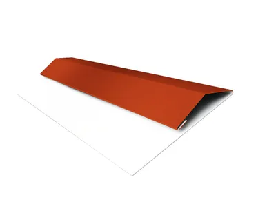 фото Планка стартово-финишная (Блок-хаус, Экобрус) Grand Line 0,45 PE с пленкой RAL 2004 оранжевый