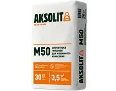 фото Штукатурка гипсовая AKSOLIT M50