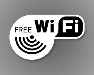 фото Наклейка Free Wi-Fi