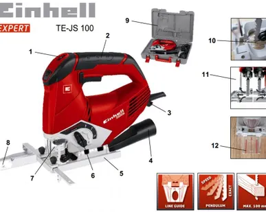 фото Лобзик EINHELL TЕ-JS 100