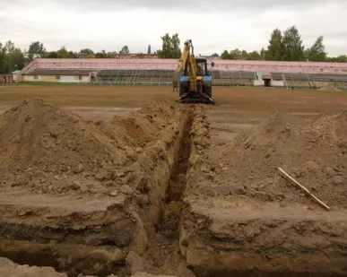 фото Рытье траншей