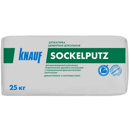 Фото №0 Штукатурка цементная Knauf Зокельпутц 25 кг