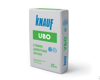 фото Стяжка цементная легкая "УБО", (Кнауф), 25 кг