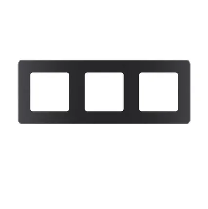 Фото №0 Inspiria Рамка 3-м антрацит Leg 673953 Inspiria