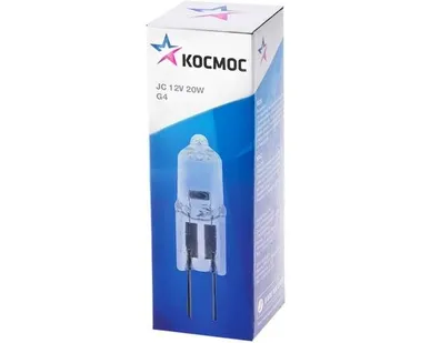 фото Лампа галогенная JC 20Вт G4 12В Космос LKsmJC12V20W