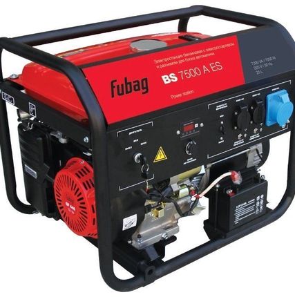 Фото №0 Генератор бензиновый Fubag BS 7500 A ES