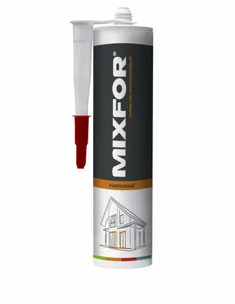 Фото №0 Герметик термостойкий 1500°С (черный) MIXFOR 260мл