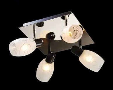 фото Спот 60301/4 хром/венге