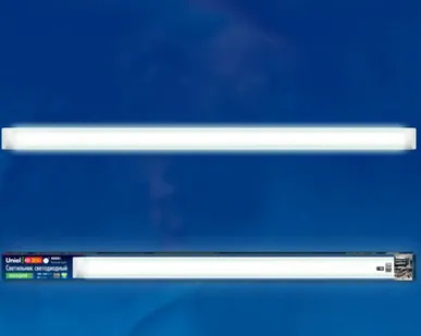 фото Светильник ULO-CL120-40W/NW SILVER Светильник светодиодный накладной. Белый свет (4000K). Корпус серебристый. ТМ Uniel.