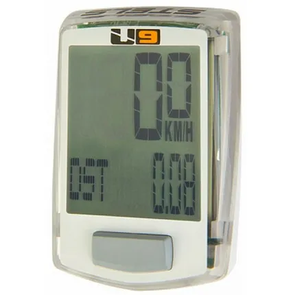 Фото №0 Велокомпьютер U9 9 функций, белый