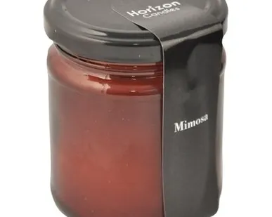 фото Свеча ароматическая h80d65 мм МИМОЗА в банке "Horizon Candles"