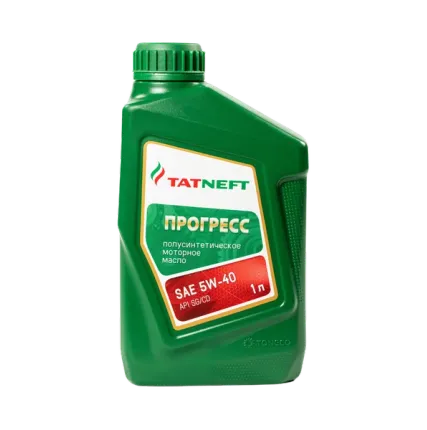 Фото №0 Масло моторное полусинтетическое Татнефть Прогресс 5W-40 1 л 5W-40