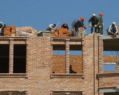 фото Возведение строительных объектов