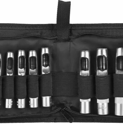 Фото №0 Набор пробойников для кожи (15шт.) 3-25мм ЗУБР