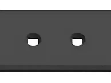 фото Нож средний Т11.01  011501-93-23-01 (4 отверстия прямой) для спецтехники Четра (Промтрактор)