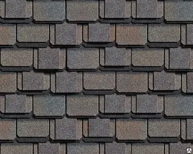 фото Гибкая ламинированная черепица Shinglas, серия Континент, цвет Европа