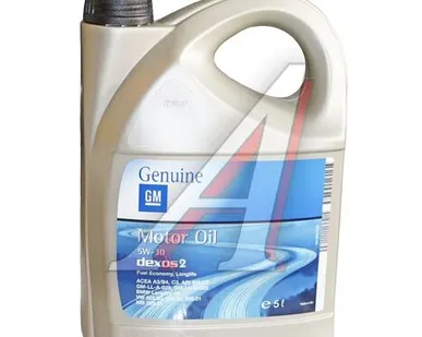 фото Масло моторное GENERAL MOTORS Dexos2 5W30 синт. 5л EU OE