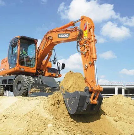 Фото №3 Аренда колесного экскаватора