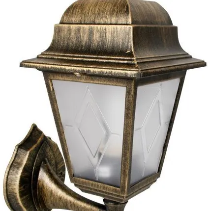 Фото №0 Светильник садово-парковый PP4201/02 C64 НБУ 04-60-001 У1 "Леда" 4-гран. пласт. +пласт. черн. бронза Camelion 13832